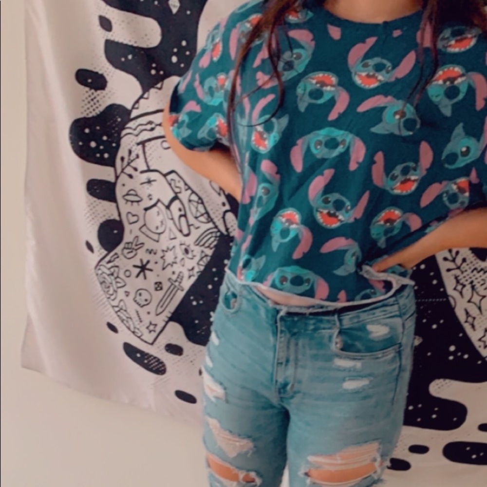 stitch Crop tip tee